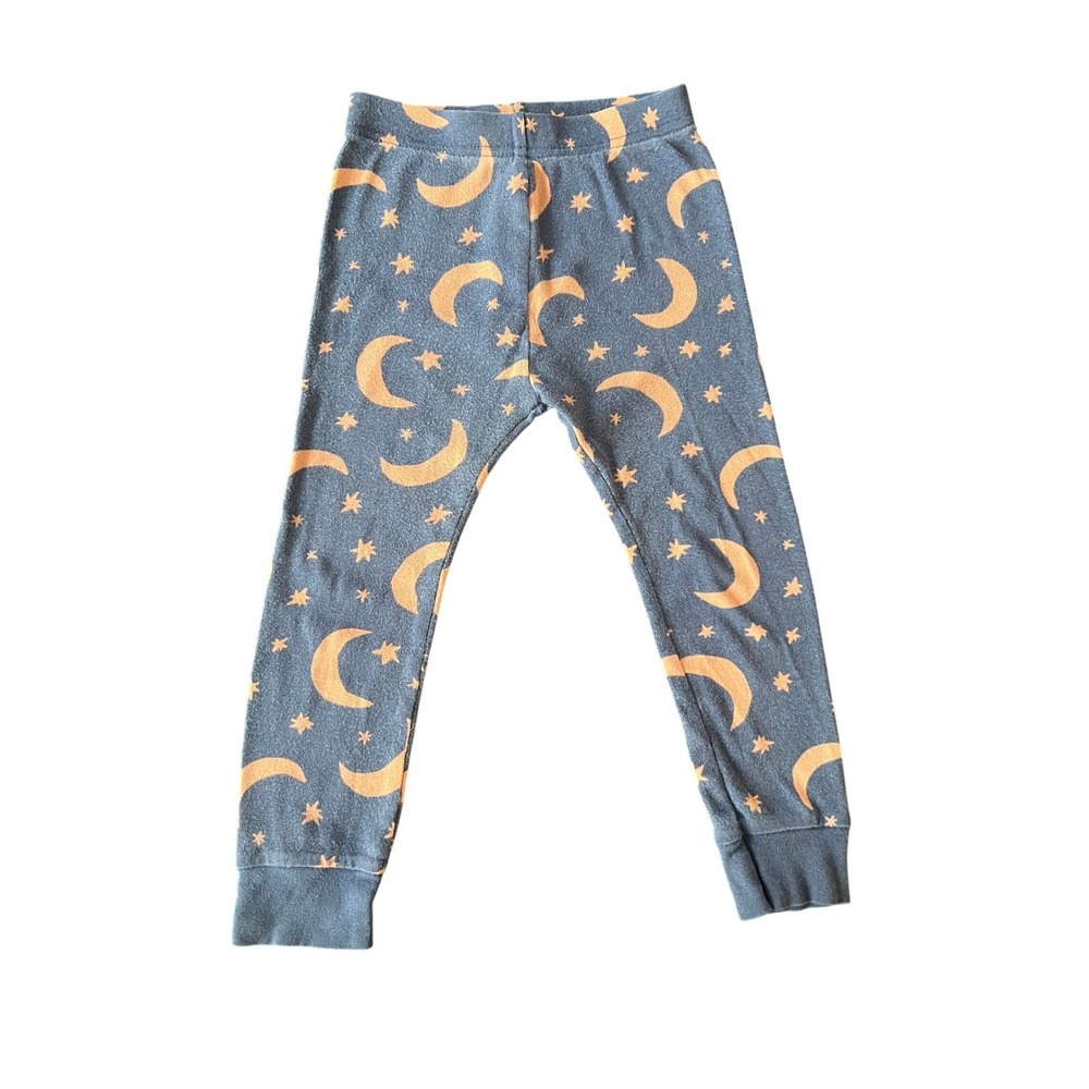 Old Navy Toddler Boys Girls 3T Pajama Pants Navy Blue Moon Star Celestial (1060)